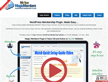 Tablet Screenshot of magicmembers.com